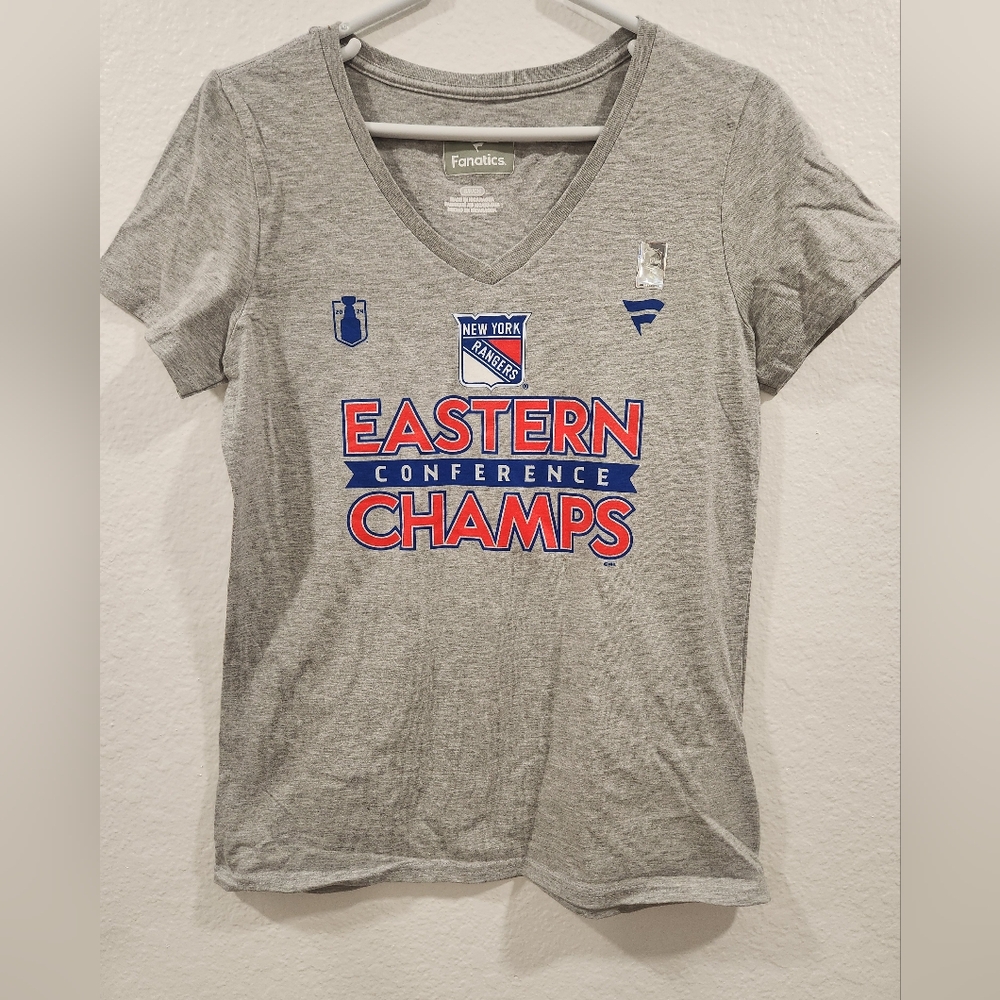 Fanatics Gray Eastern Conference Champs Tee